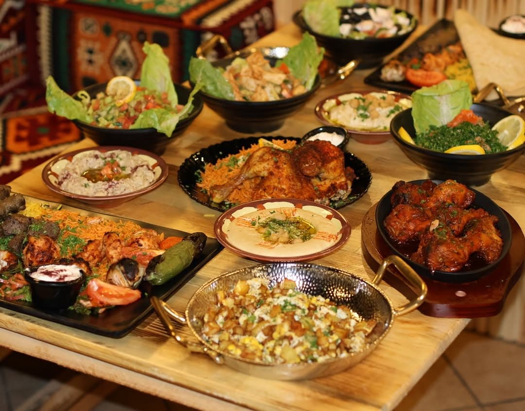 Food and atmosphere at Layali