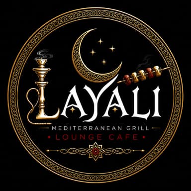 Layali Mediterranean Grill & Lounge Cafe logo